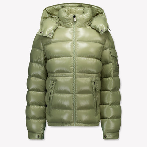 Moncler Maire Kinder Meisjes Winterjas In Licht Groen