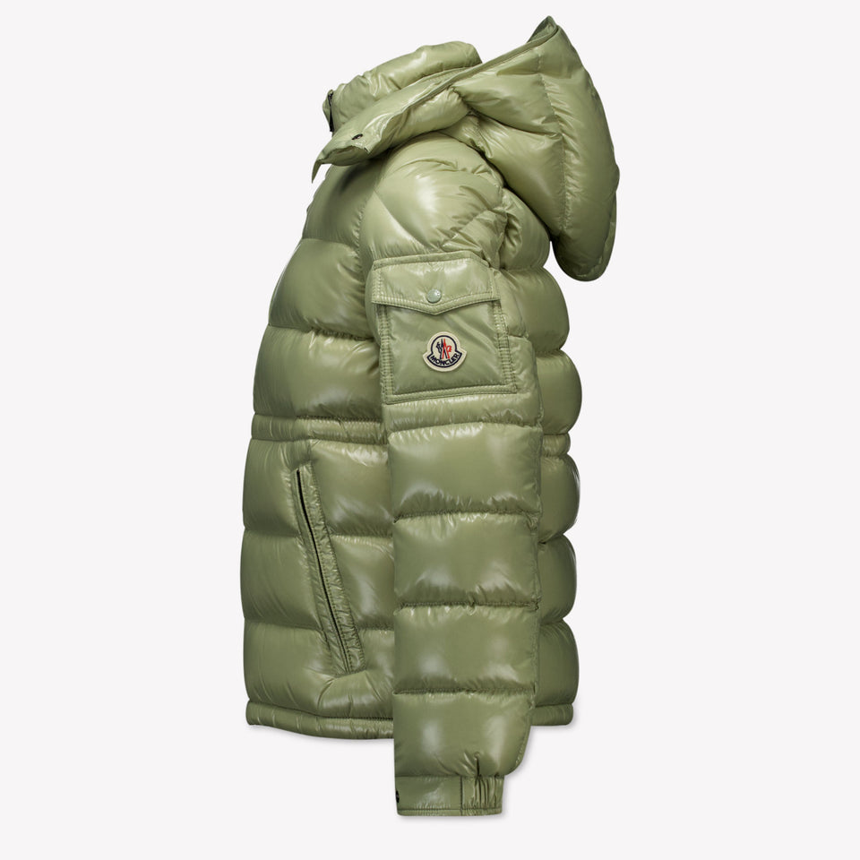 Moncler Maire Kinder Meisjes Winterjas In Licht Groen