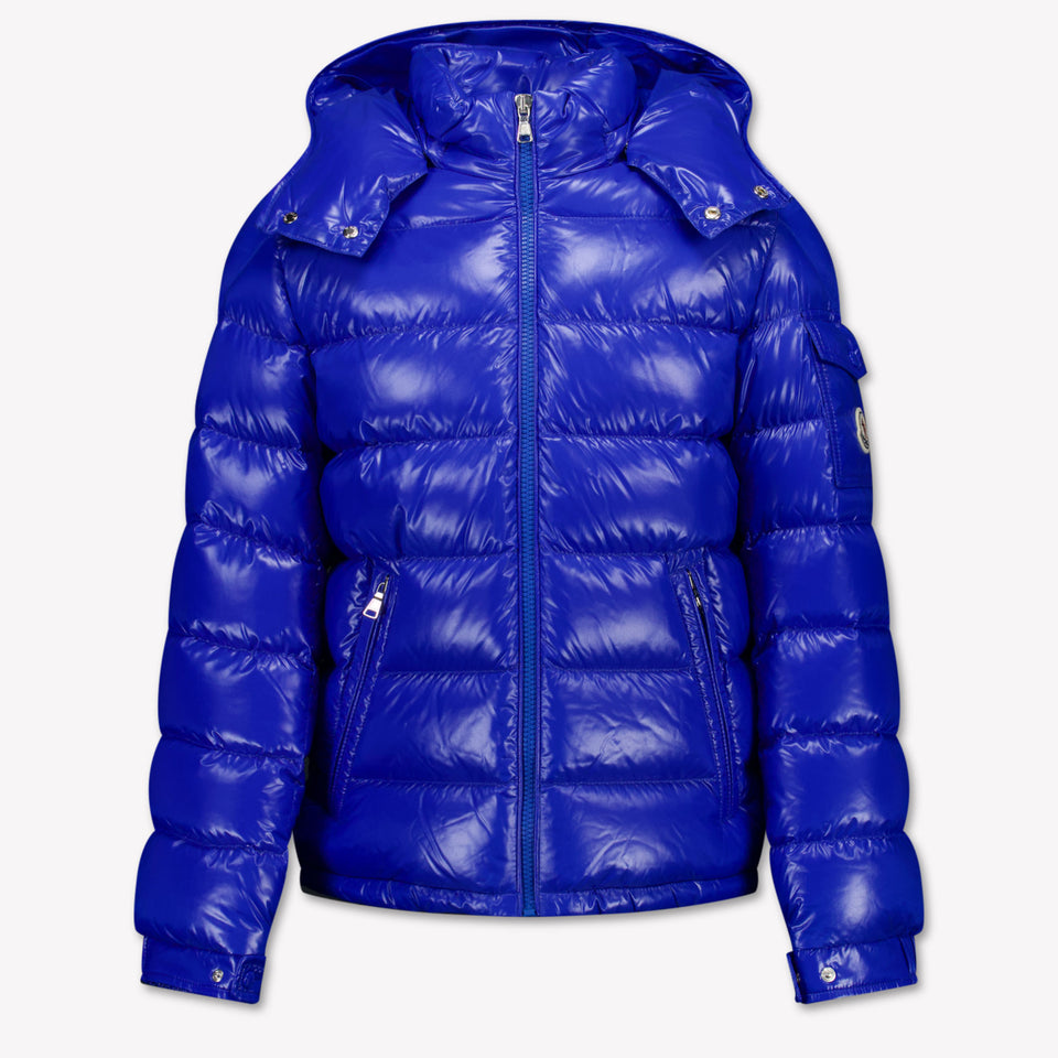 Moncler Maya Kids Boys Winter Jacket  Cobalt Blue