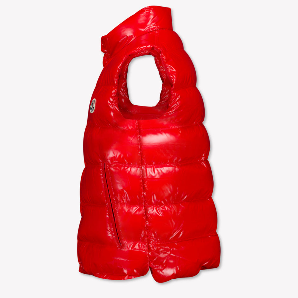 Moncler Tib Kinder Jongens Bodywarmer In Rood