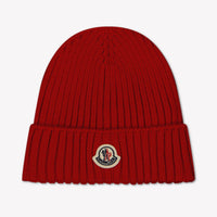 Moncler Kids Unisex Hat  Red