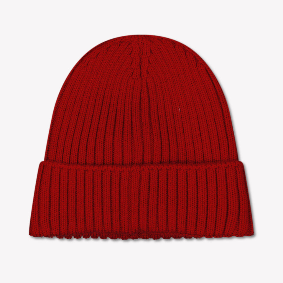 Moncler Kids Unisex Hat  Red