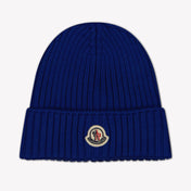 Moncler Kids Unisex Hat  Cobalt Blue