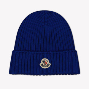Moncler Kids Unisex Hat  Cobalt Blue