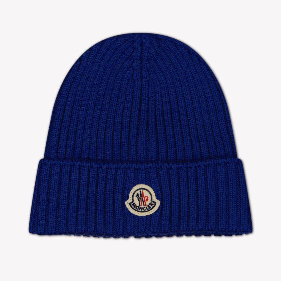 Moncler Kids Unisex Hat  Cobalt Blue