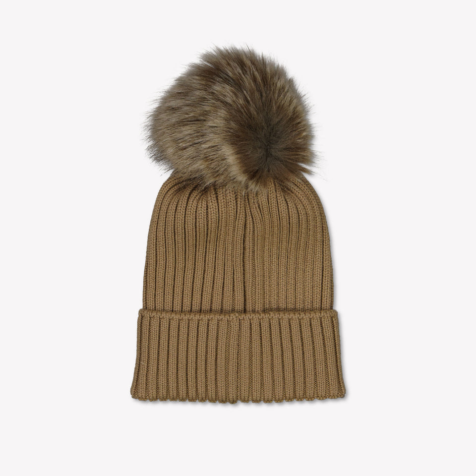Moncler Kids Girls Hat Beige