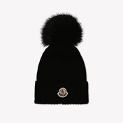 Moncler Kids Girls Hat Black
