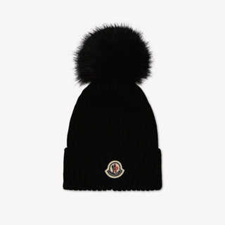 Moncler Kids Girls Hat Black