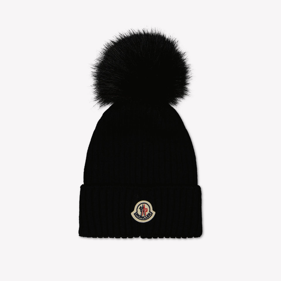Moncler Kids Girls Hat Black