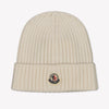 Moncler Kids Unisex Hat  Offwhite