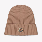 Moncler Kids Unisex Hat  Light Pink