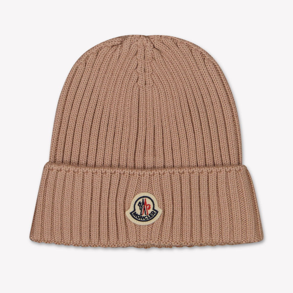 Moncler Kids Unisex Hat  Light Pink