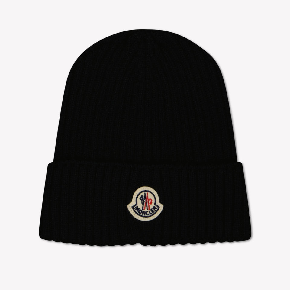 Moncler Kids Unisex Hat  Black