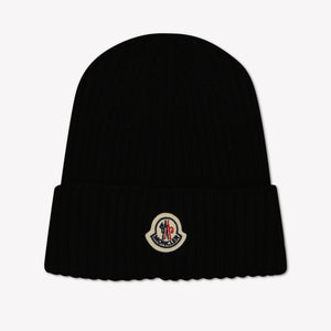 Moncler Kids Unisex Hat  Black