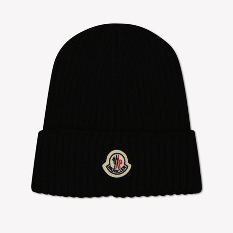 Moncler Kids Unisex Hat  Black