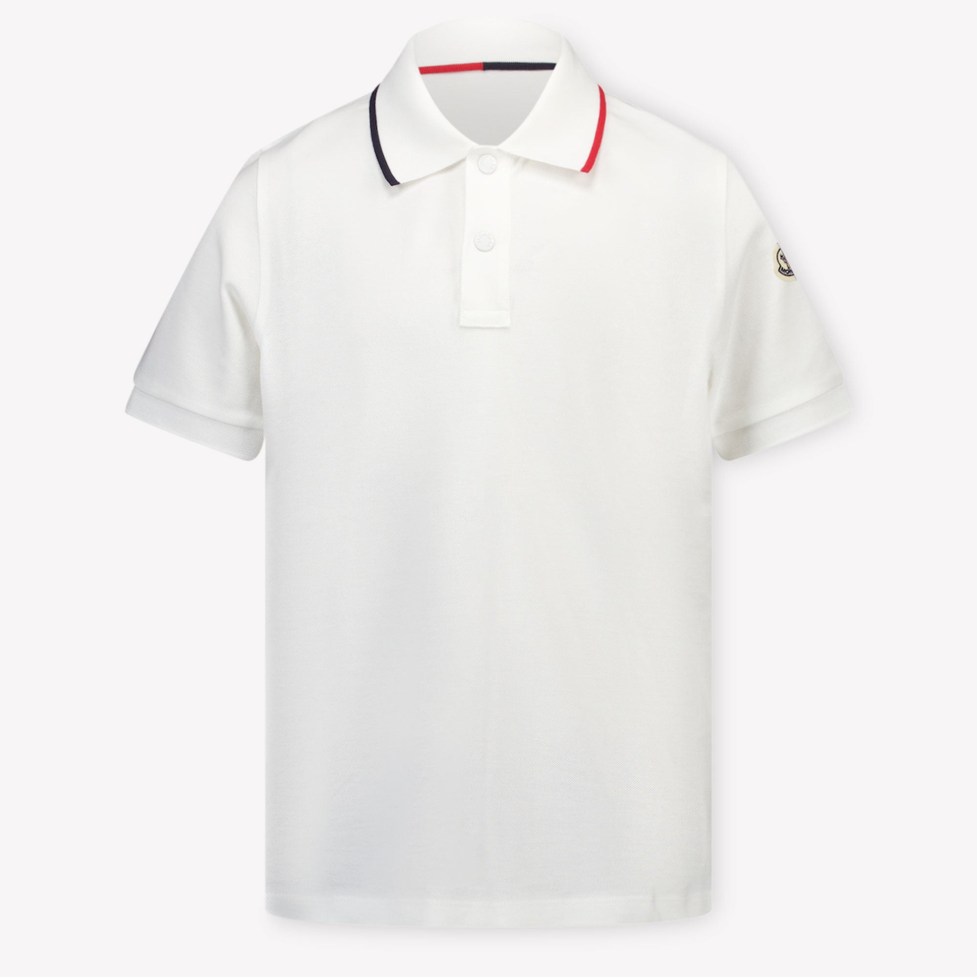 Moncler Kinder Jongens Polo In Wit