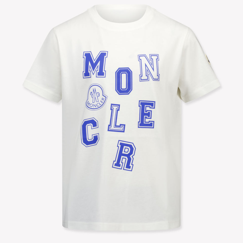 Moncler Kids Boys  T-Shirt White