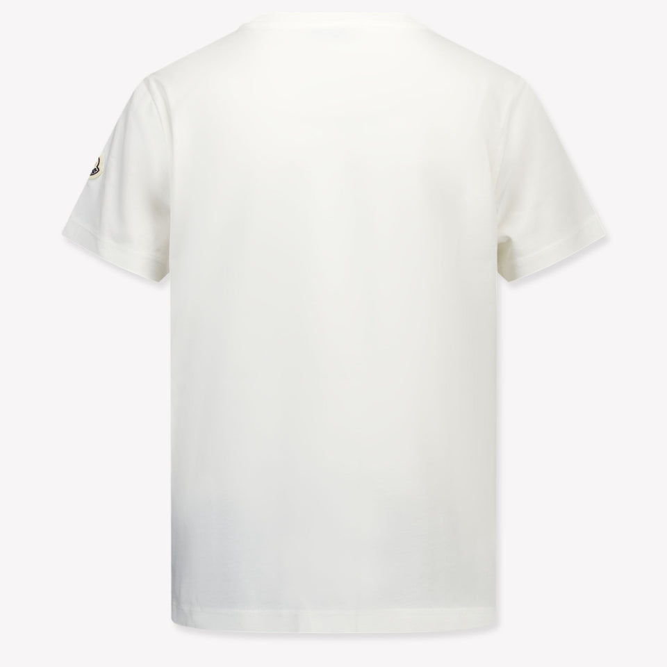 Moncler Kids Boys  T-Shirt White