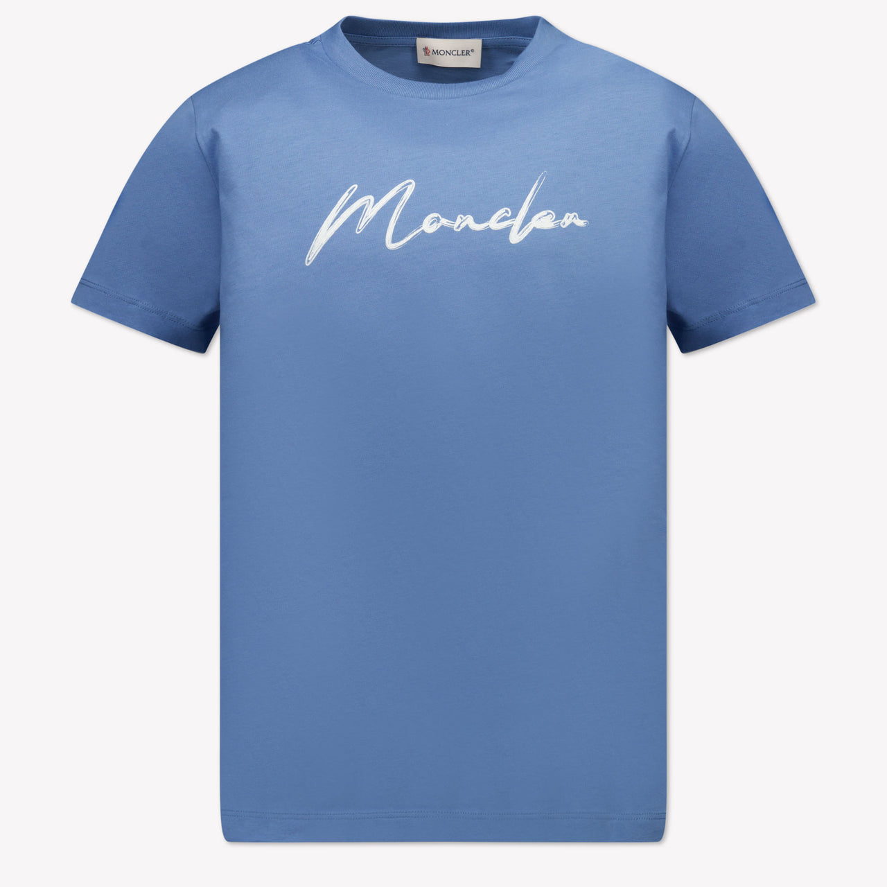 Moncler Kids Boys  T-Shirt Light Blue