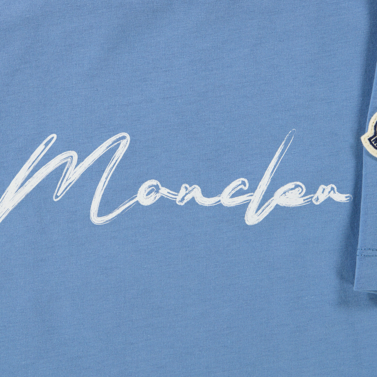 Moncler Kids Boys  T-Shirt Light Blue