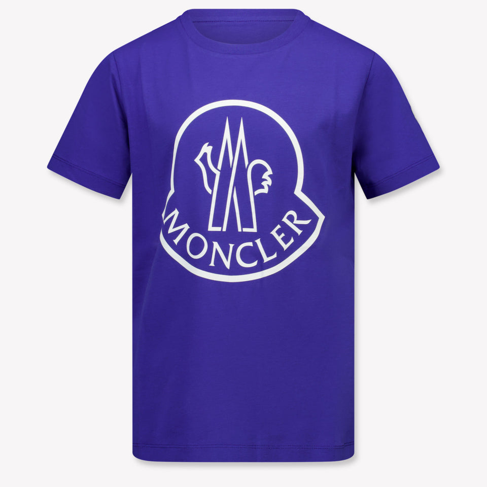 Moncler Kids Boys  T-Shirt Cobalt Blue