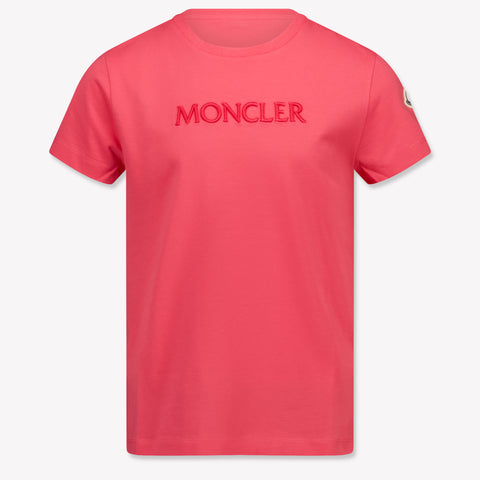 Moncler Kids Girls  T-Shirt Pink