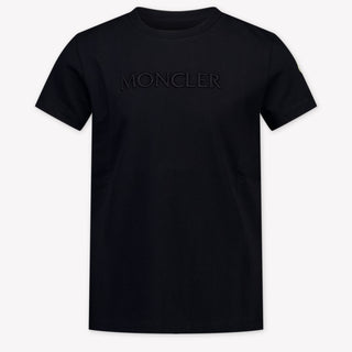 Moncler Kinder Meisjes T-Shirt In Zwart