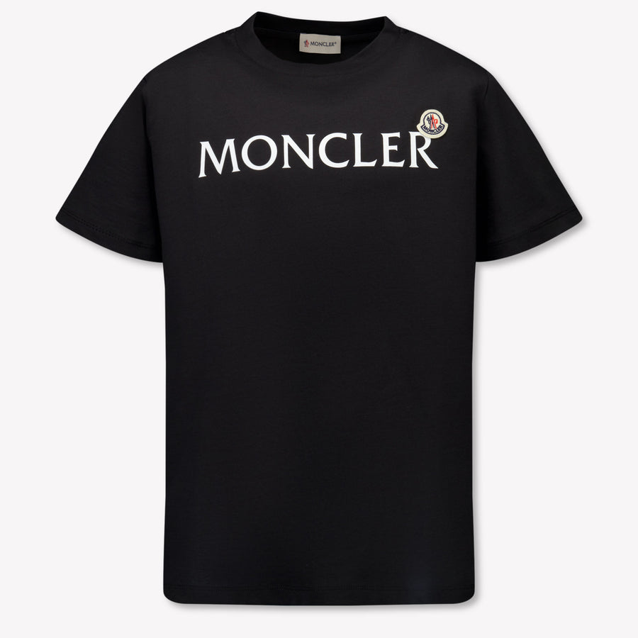 Moncler Boys T-Shirt in Black