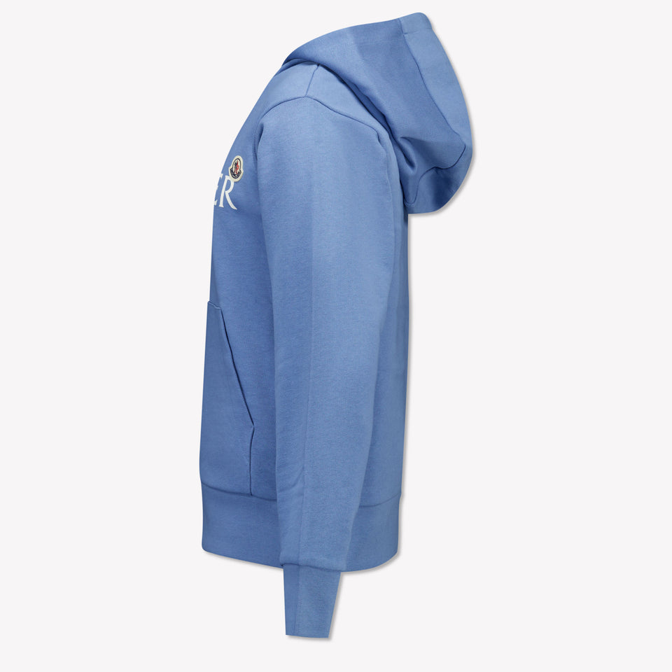 Moncler Kinder Jongens Trui In Licht Blauw