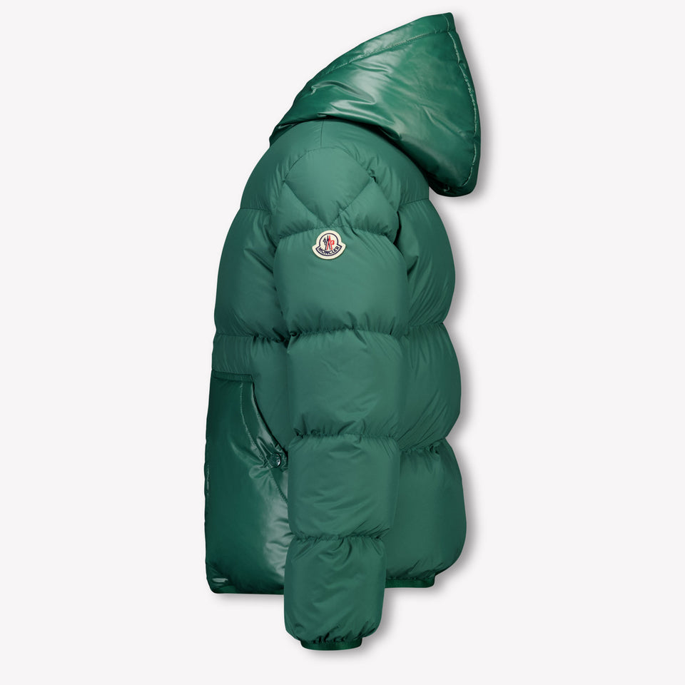 Moncler Barin Kinder Jongens Winterjas In Groen