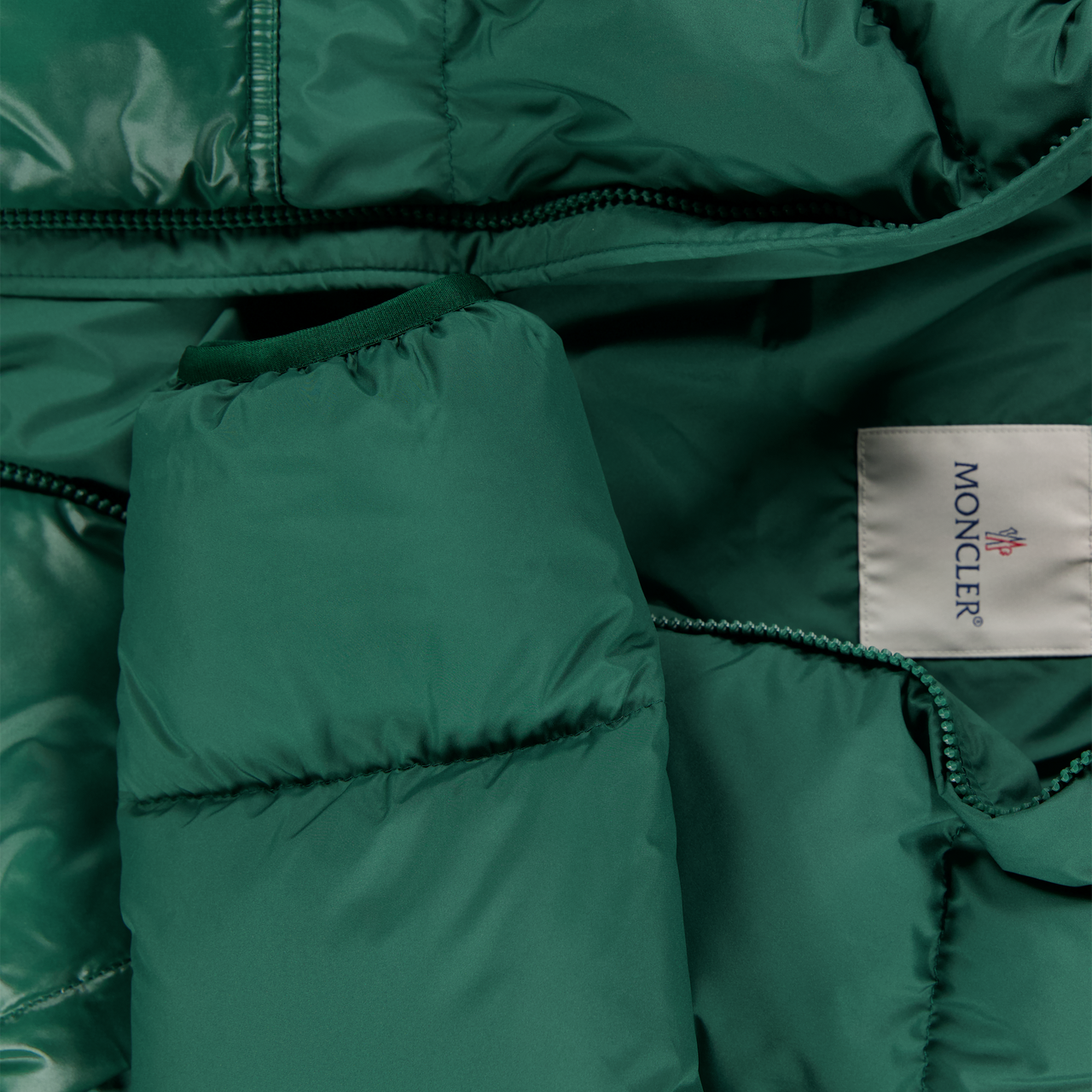 Moncler Barin Kinder Jongens Winterjas In Groen