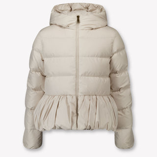 Moncler Elizaveta Kids Girls Winter Jacket  Ecru