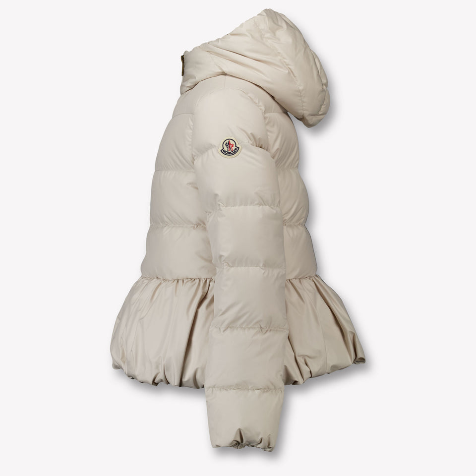 Moncler Elizaveta Kids Girls Winter Jacket  Ecru