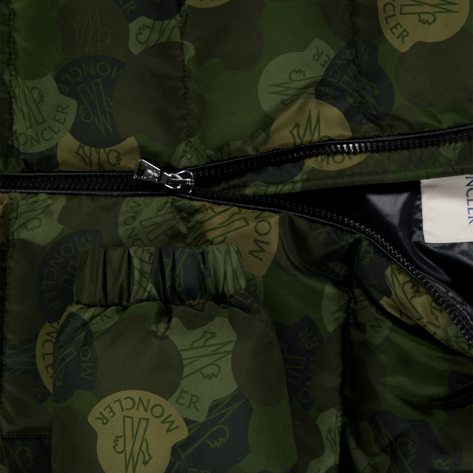 Moncler Escer Kinder Jongens Winterjas In Army