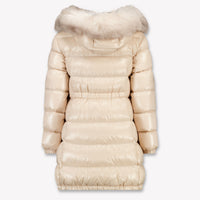 Moncler Aruna Kinder Meisjes Winterjas In Ecru
