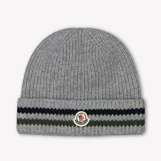 Moncler Kids Boys Hat Gray