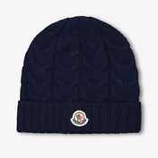 Moncler Kinder Unisex Muts In Navy