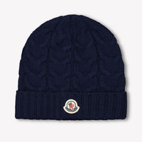 Moncler Kids Unisex Hat  Navy