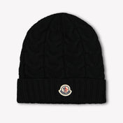 Moncler Kids Unisex Hat  Black