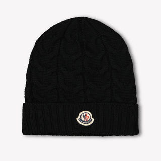 Moncler Kids Unisex Hat  Black