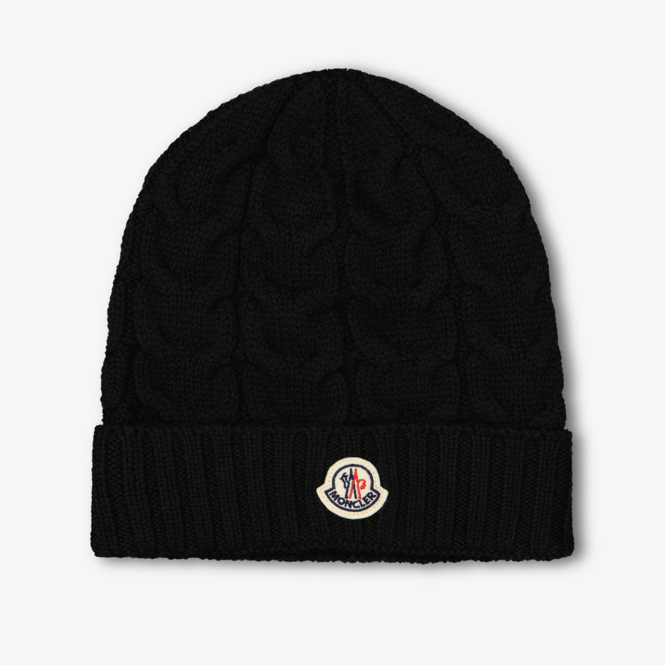 Moncler Kids Unisex Hat  Black