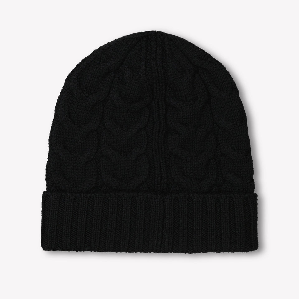 Moncler Kids Unisex Hat  Black