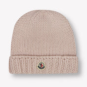 Moncler Kids Girls Hat Light Pink
