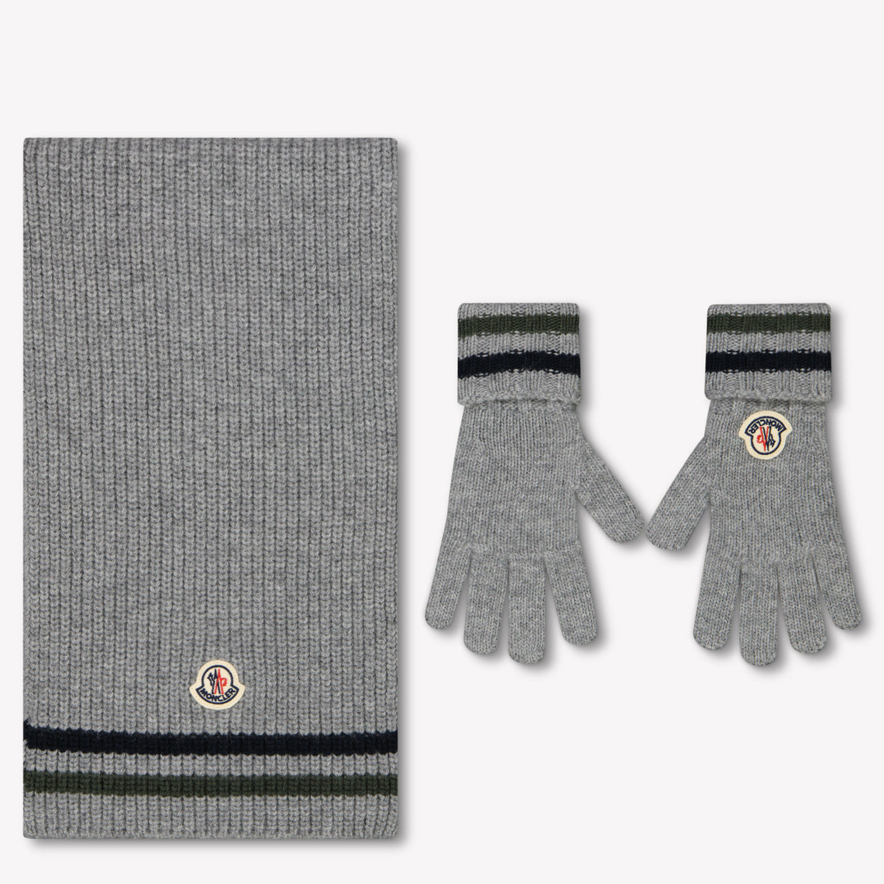Moncler Kinder Jongens Sjaals In Grijs