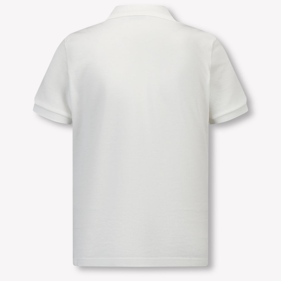 Moncler Kinder Jongens Polo In Wit