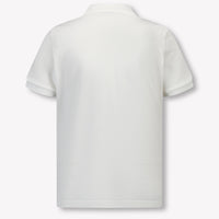 Moncler Kinder Jongens Polo In Wit