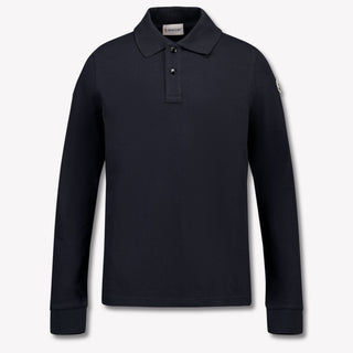 Moncler Kids Boys Polo  Black
