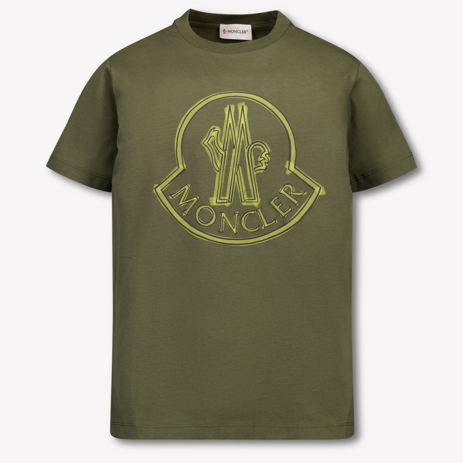 Moncler Kids Boys  T-Shirt Dark Green