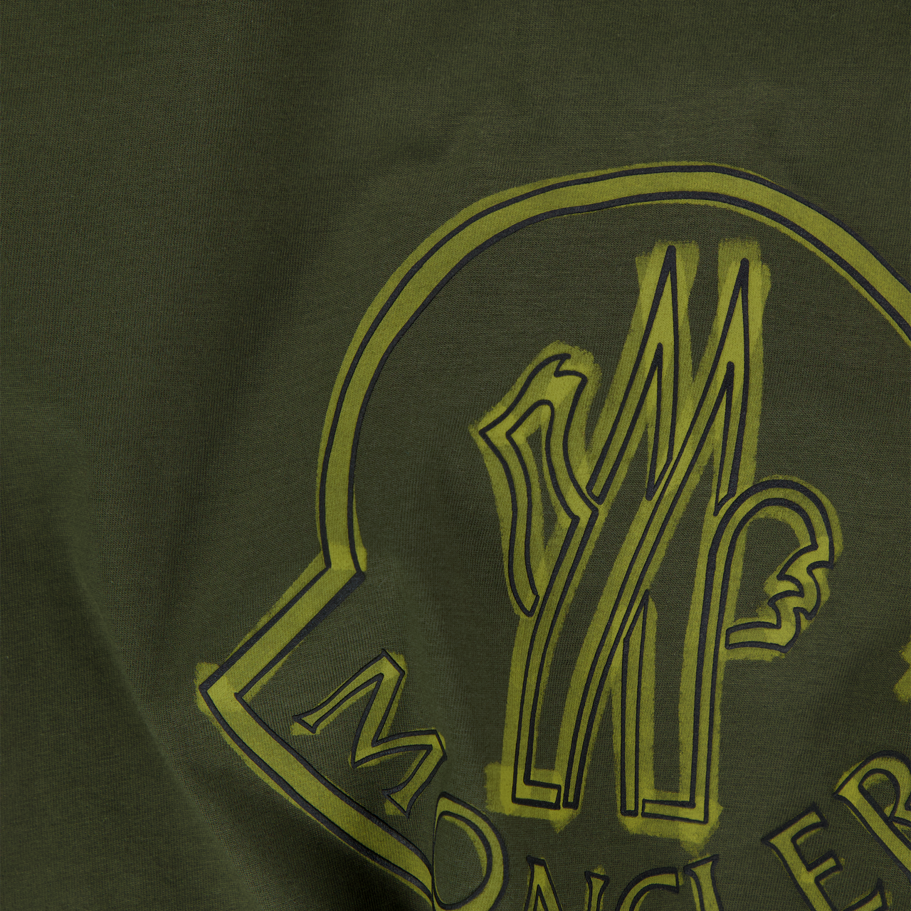 Moncler Kids Boys  T-Shirt Dark Green
