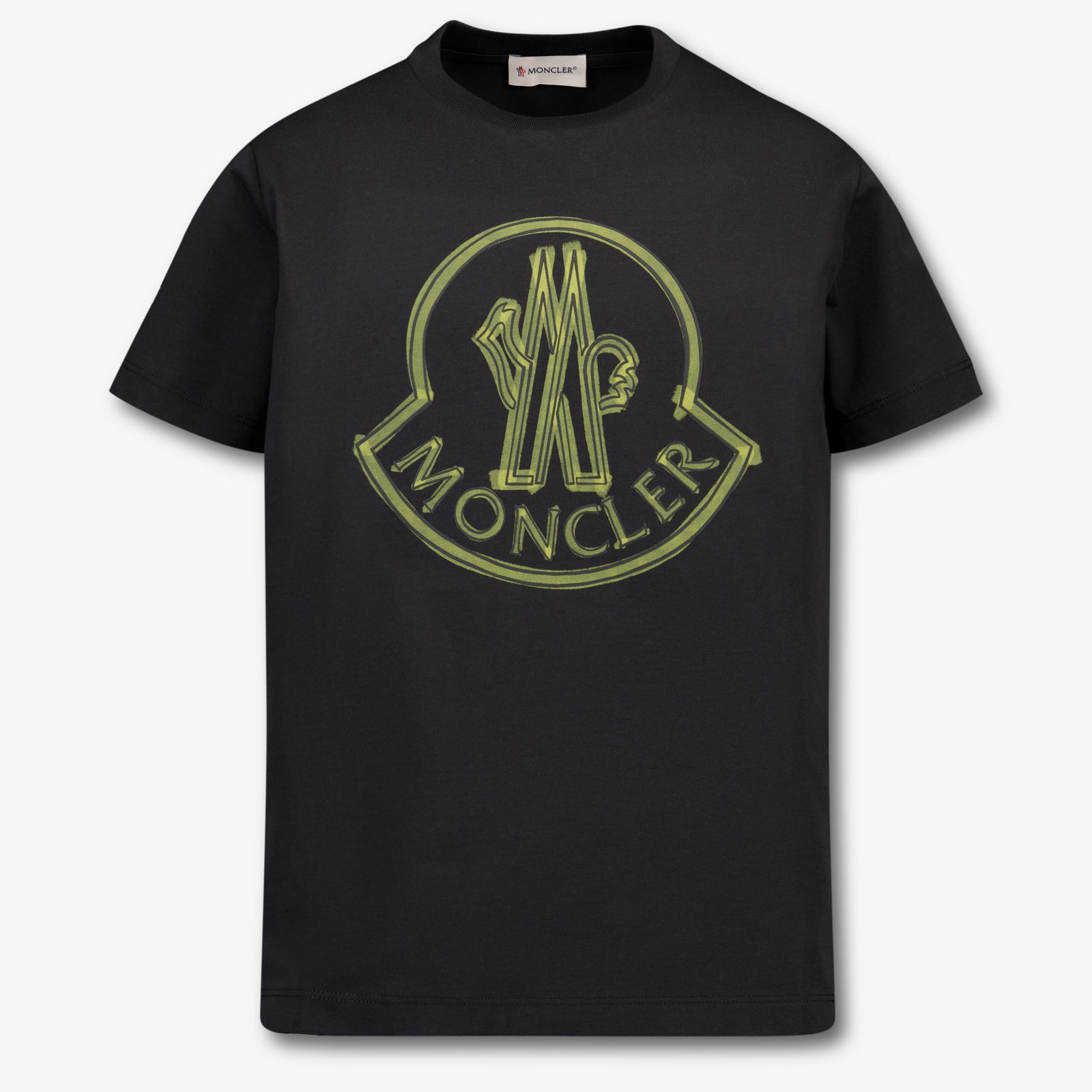 Moncler Kids Boys  T-Shirt Black